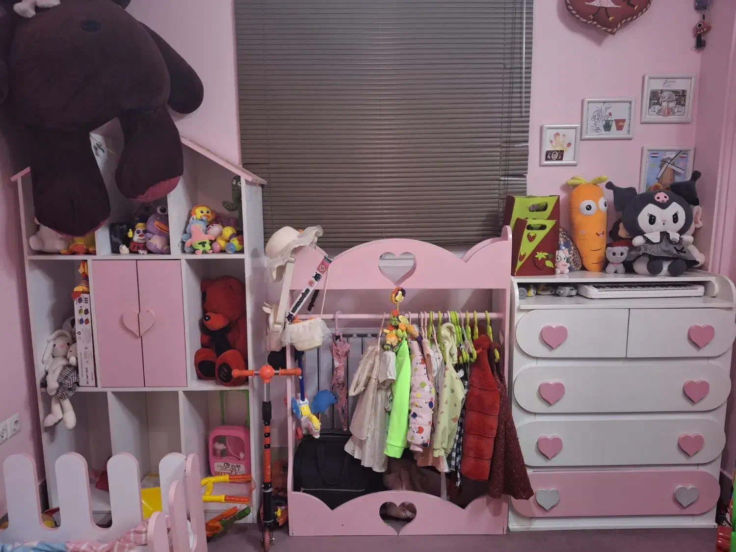 سرویس خواب کامل کودک|تخت و سرویس خواب|ساوه, |دیوار