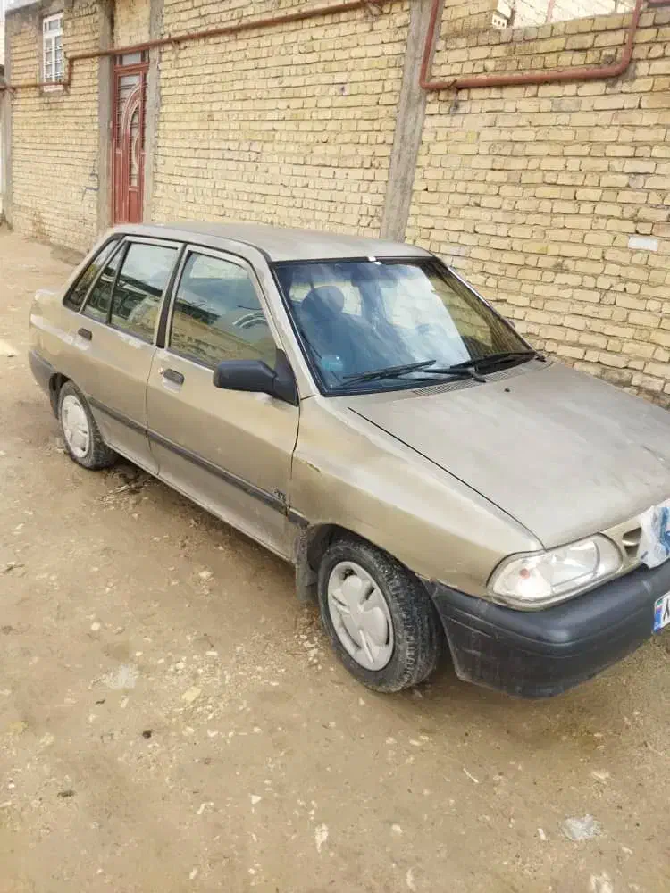 پراید مدل 84 دوگانه دستی فابریک|خودرو سواری و وانت|مرودشت, کناره|دیوار