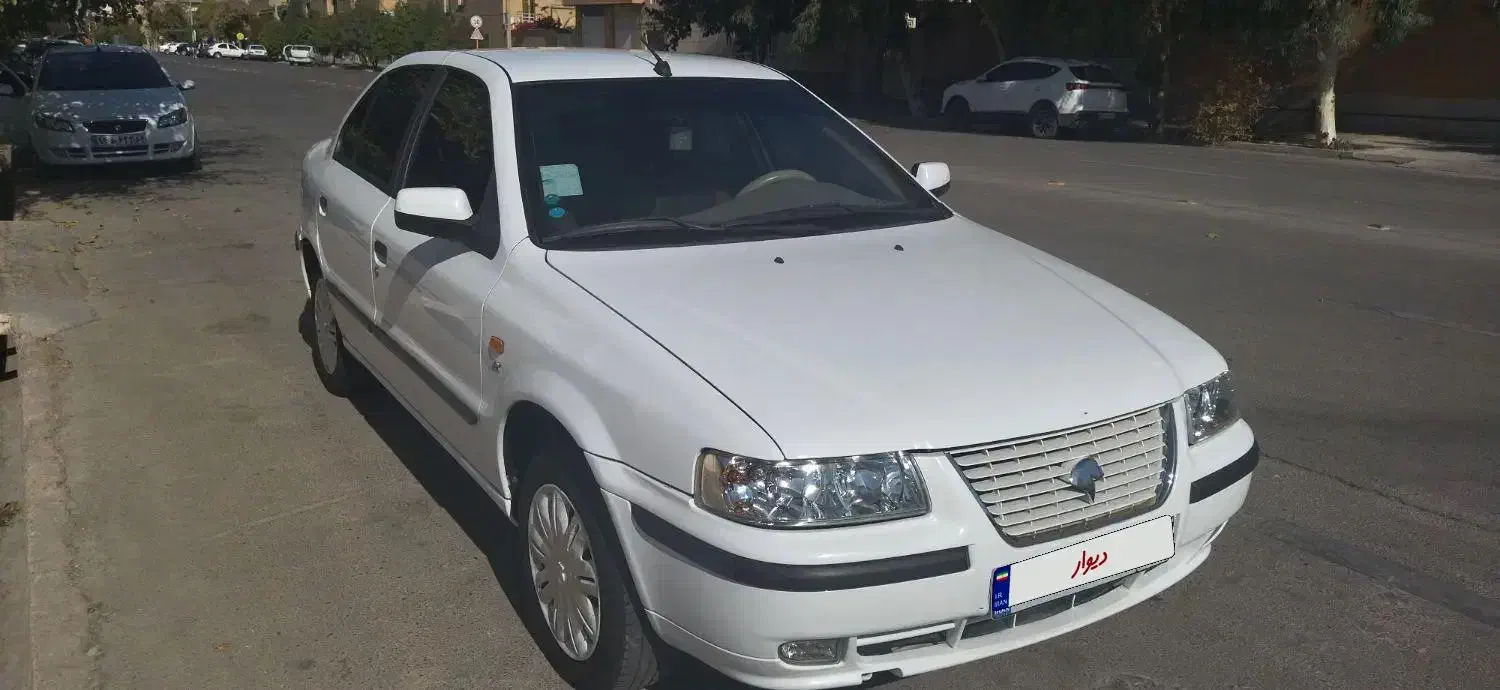 فروش سمند سفید خانگی|خودرو سواری و وانت|شیراز, جانبازان|دیوار