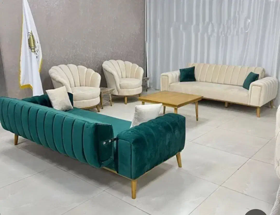 مبل مدل صدفی++ با پارچه ضد لک|مبلمان خانگی و میز عسلی|تبریز, |دیوار