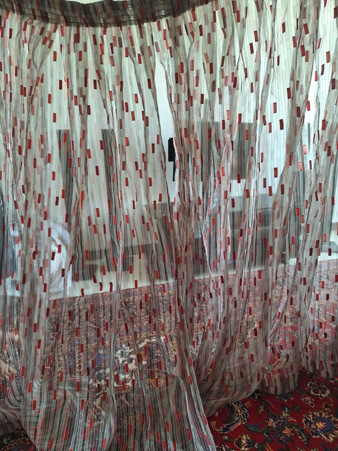 پرده پذیرایی (تعداد ۳تخته)|پرده، رانر، رومیزی|اصفهان, احمدآباد|دیوار