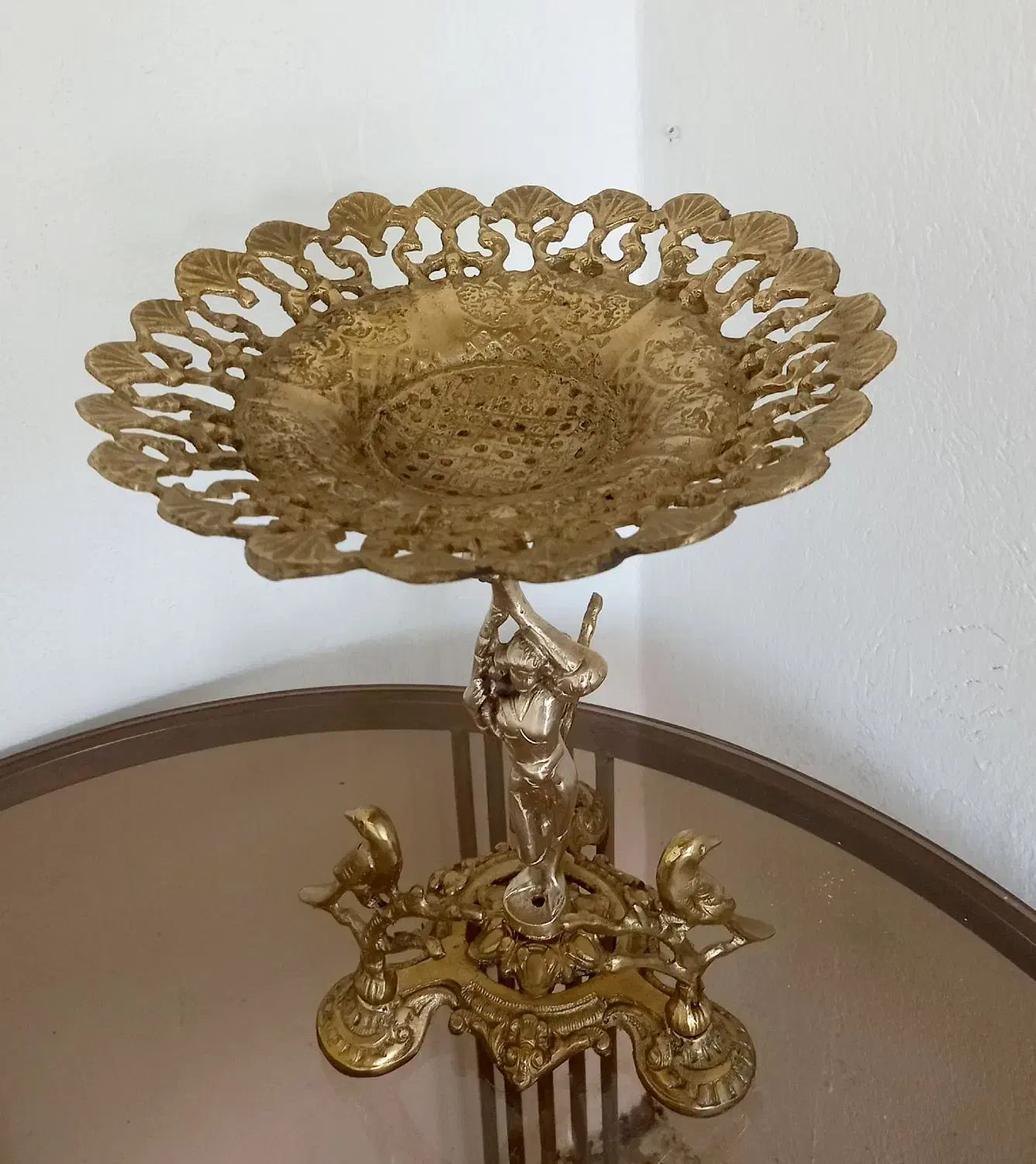 جا میوه‌ای تمام برنز|ظروف سرو و پذیرایی|رشت, حافظ آباد|دیوار