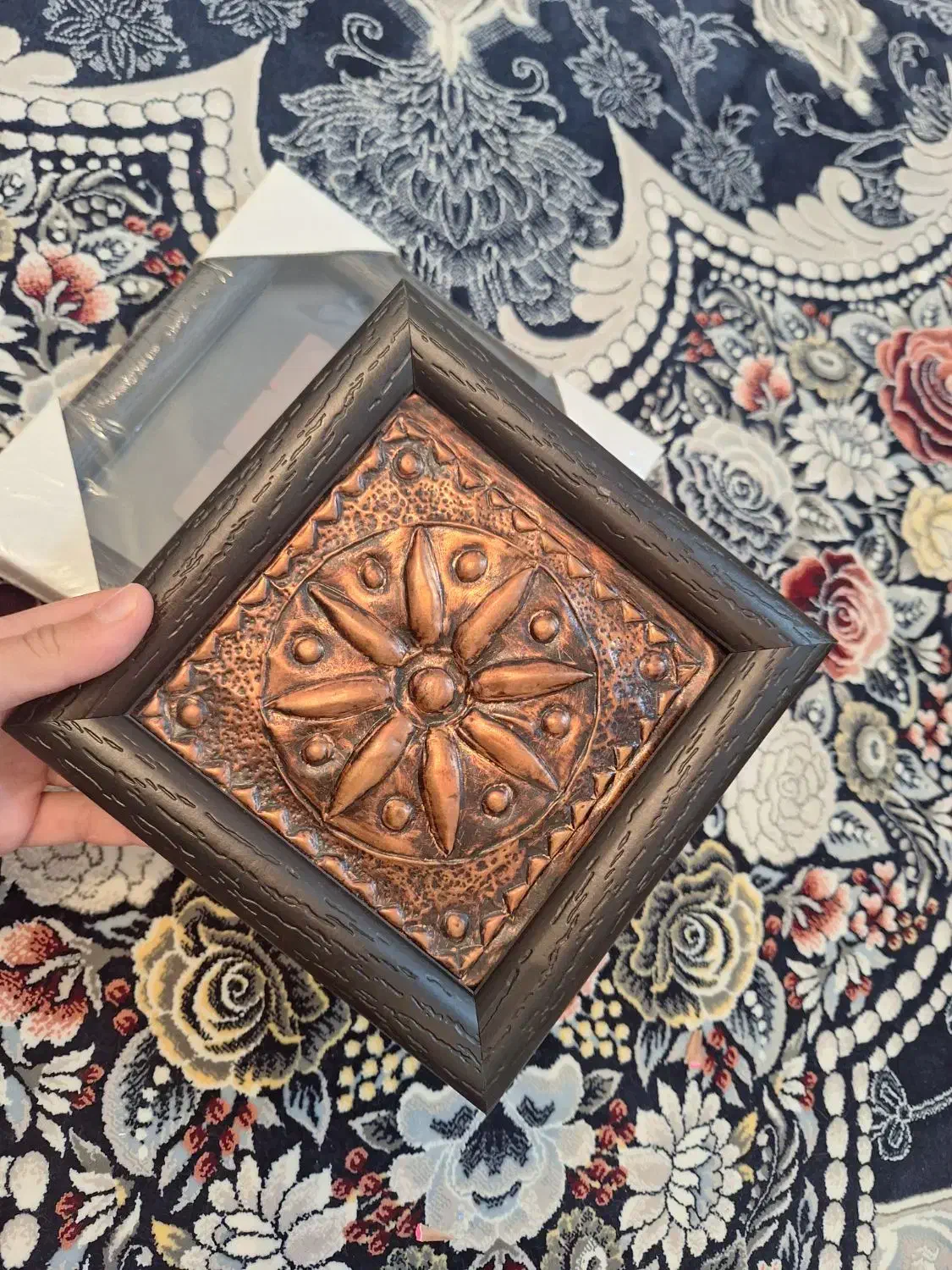 دیوار آویز چوبی و مسی|تابلو، نقاشی، عکس|خورموج, |دیوار