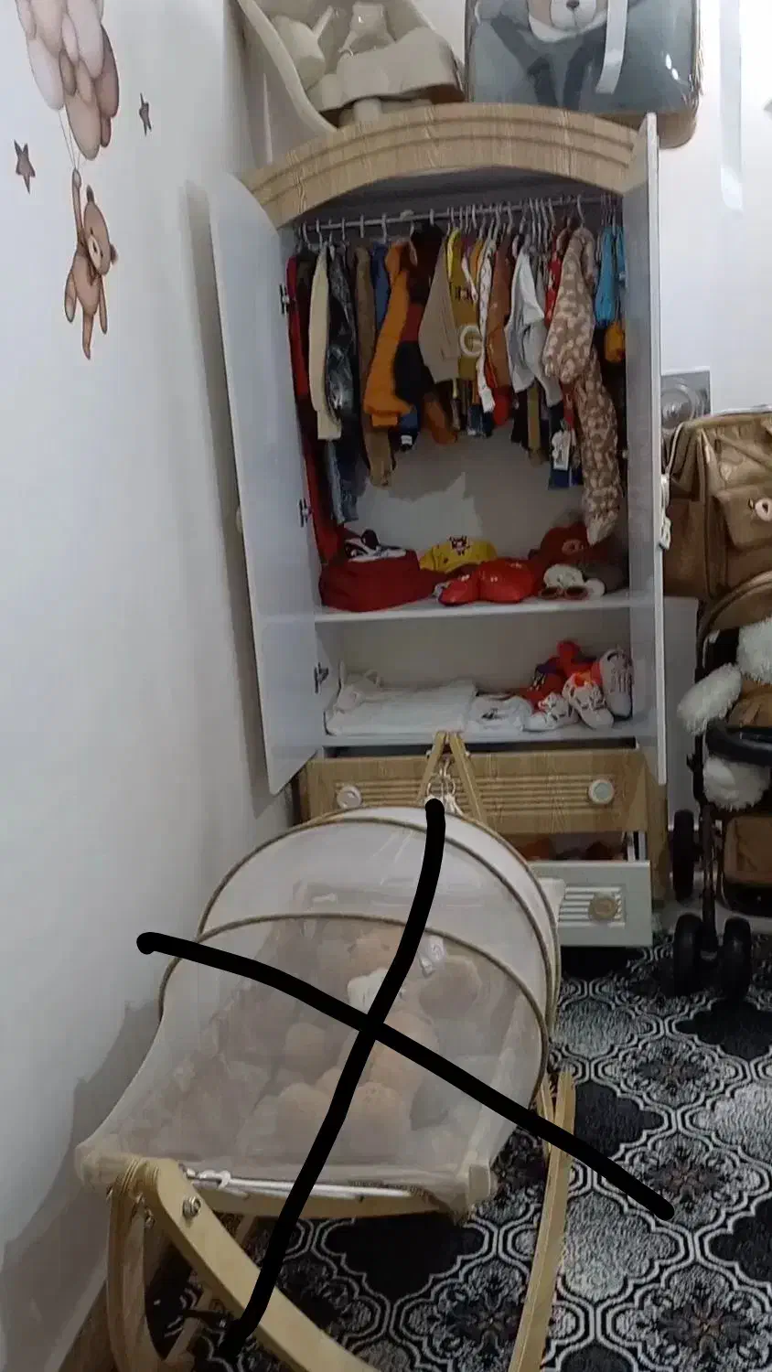 سیسمونی نوزاد تخفیف خورده|اسباب و اثاث بچه|قم, نیروگاه|دیوار