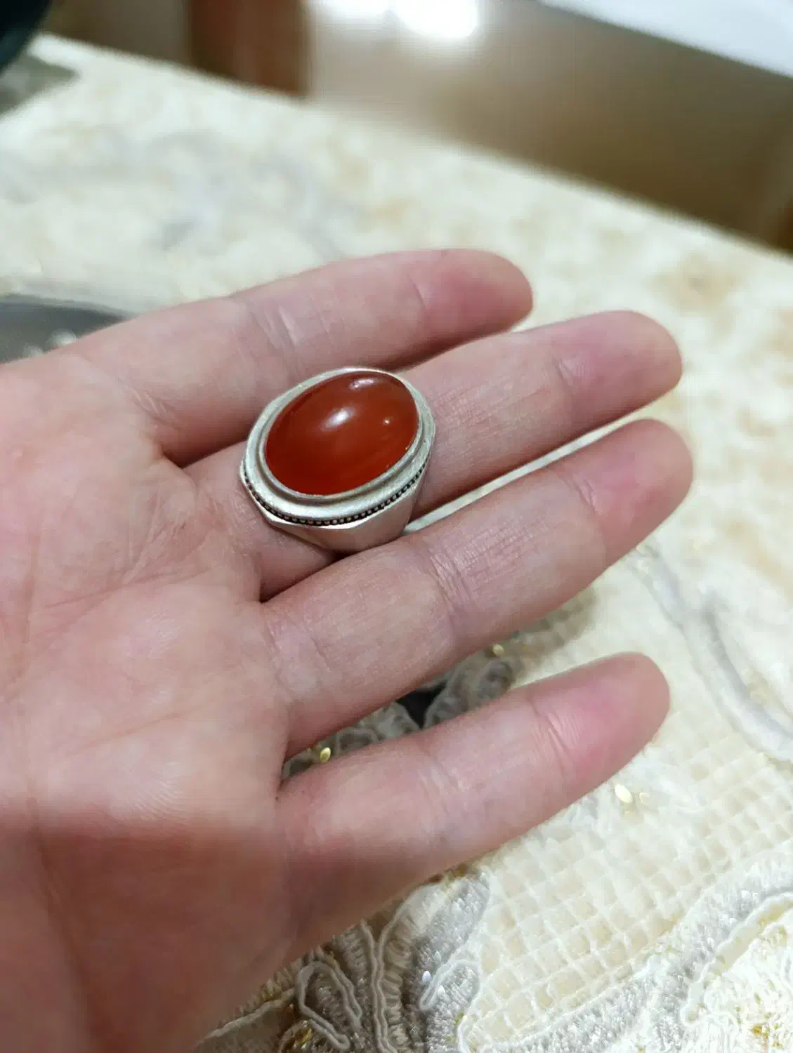 انگشتر دست ساز استاد بهنام|جواهرات|زنجان, |دیوار