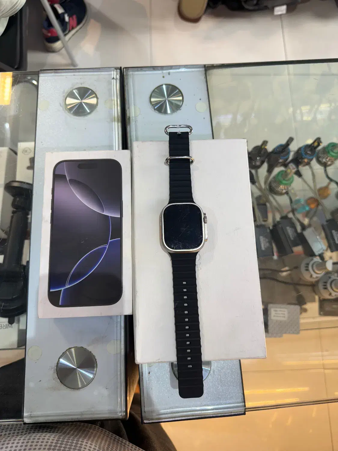 اپل ۱۶ پرو ۲۵۶ با اپل واچ اولتر نیو|موبایل|تهران, نیلوفر|دیوار