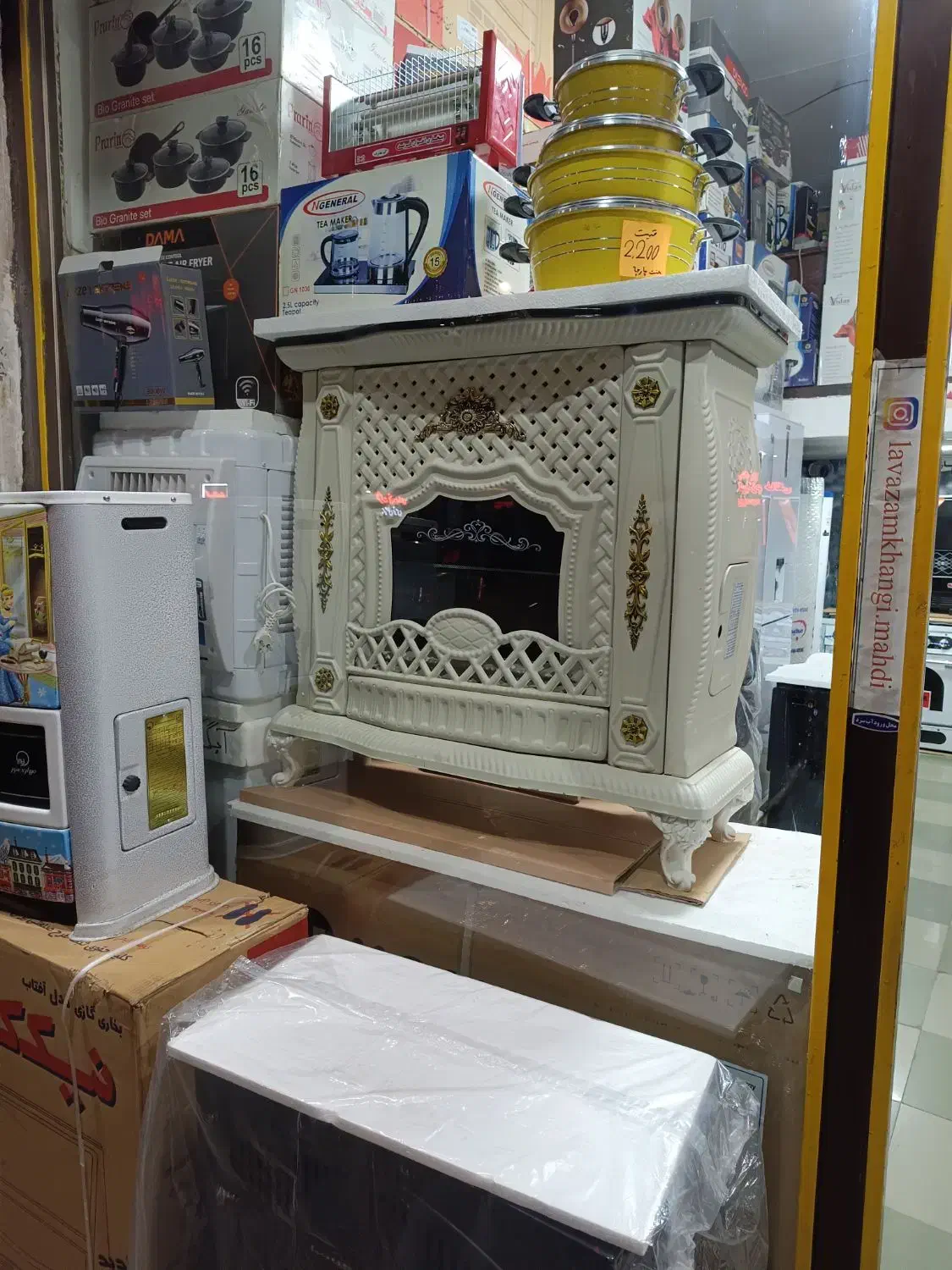 بخاری (شومینه و ساده )|بخاری، هیتر، شومینه|خوی, |دیوار