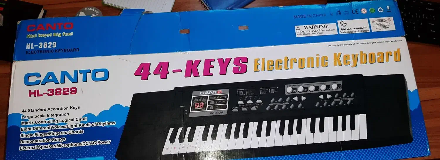 کیبورد الکترونیک ۴۴ کلید|اسباب‌‌بازی|تهران, شیخ هادی|دیوار