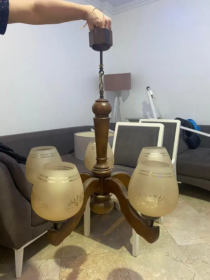 لوستر پذیرایی واشپرخانه|لوستر و چراغ آویز|تهران, تهرانپارس غربی|دیوار