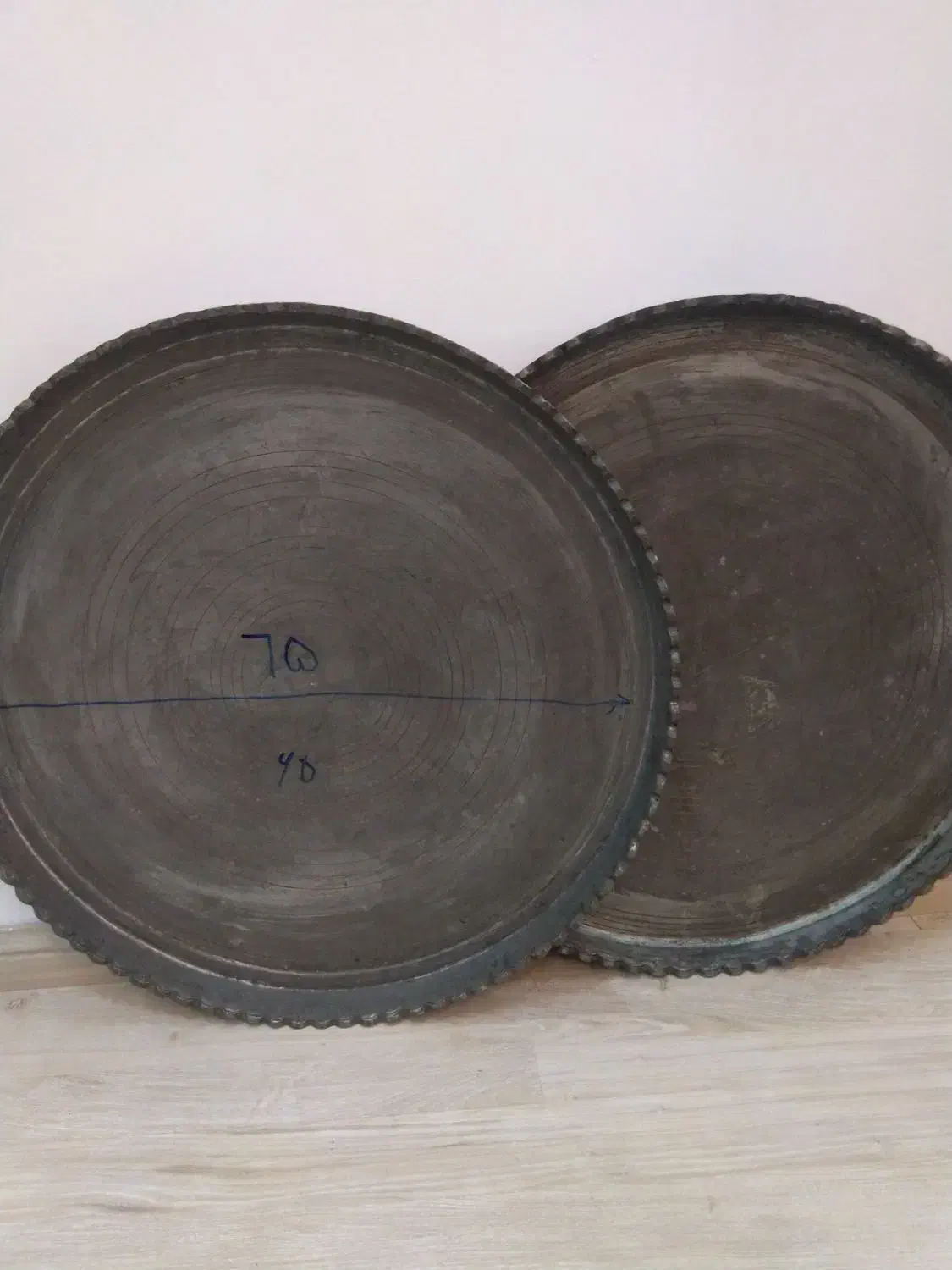 مجمعه های مسی8عدد ویک دیگ مسی|کلکسیون اشیاء عتیقه|اردبیل, |دیوار