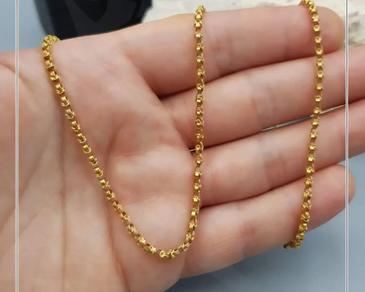 گردنبند  یزدی طلا|جواهرات|کرمان, |دیوار