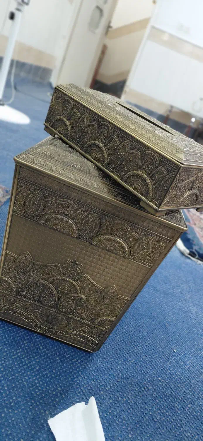 سطل وجادستمال کاغذی|صنایع دستی و سایر لوازم تزئینی|قم, خاکفرج|دیوار