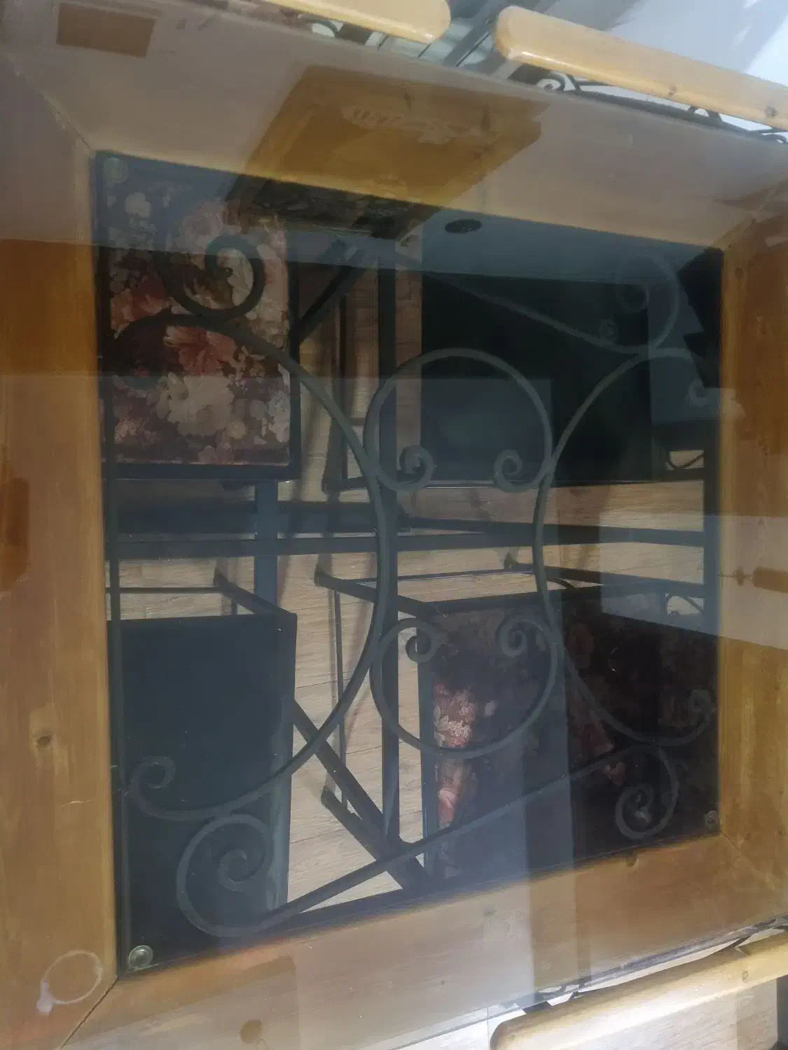 میز نهارخوری چوب و فلز|میز و صندلی غذاخوری|شاهینشهر, طالقانی|دیوار