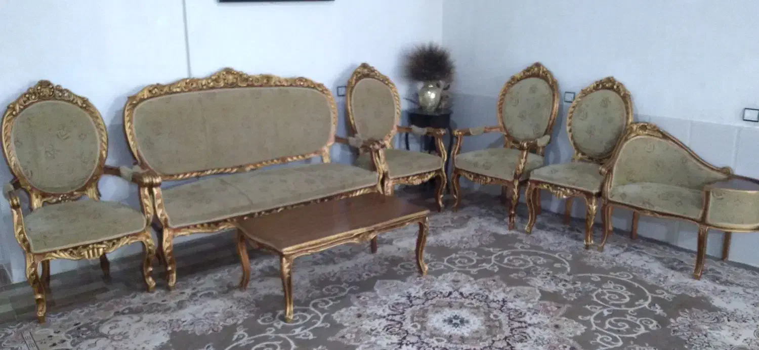 مبل سلطنتی|مبلمان خانگی و میز عسلی|کوهدشت, |دیوار