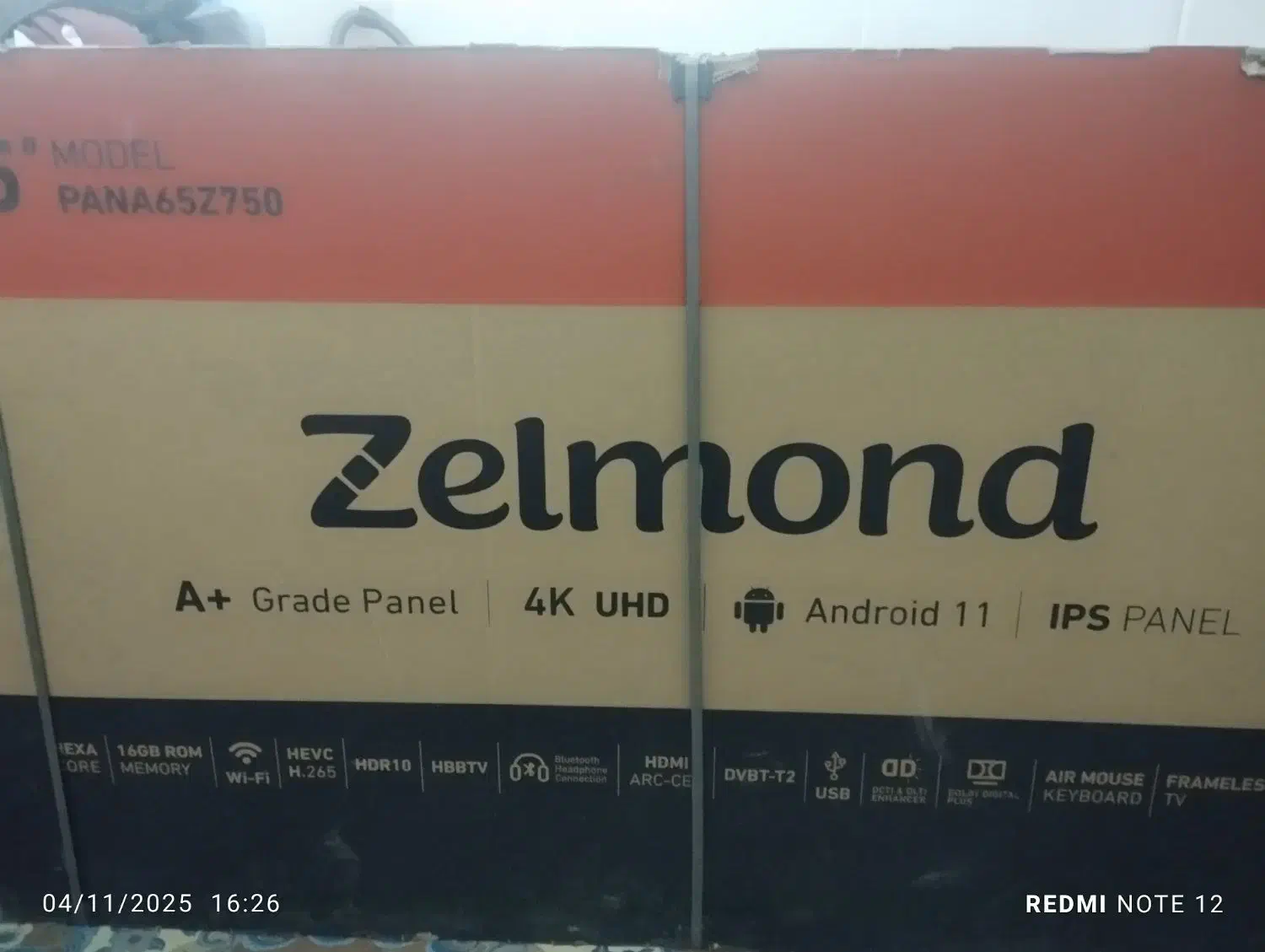 تلویزیون زلموند|تلویزیون و پروژکتور|توکهور, |دیوار