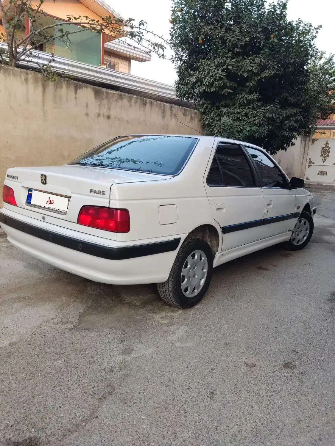 پژو پارس|خودرو سواری و وانت|گلوگاه, |دیوار