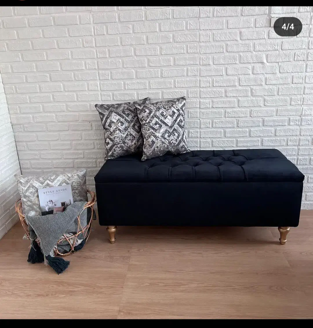 پاف صندوقچه دار و ساده (آزرا)|صندلی و نیمکت|کرج, حسن آباد|دیوار