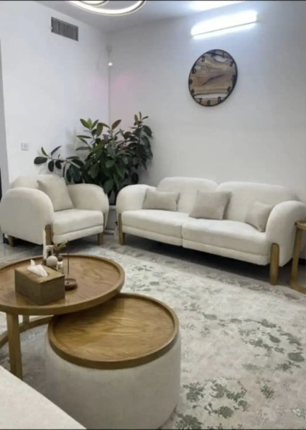 مبل راحتی فندی|مبلمان خانگی و میز عسلی|اهواز, پردیس|دیوار
