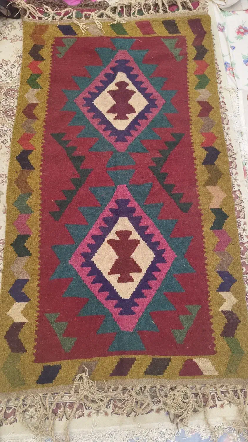 گلیم نمد|گلیم، جاجیم، گبه|لشت نشا, |دیوار