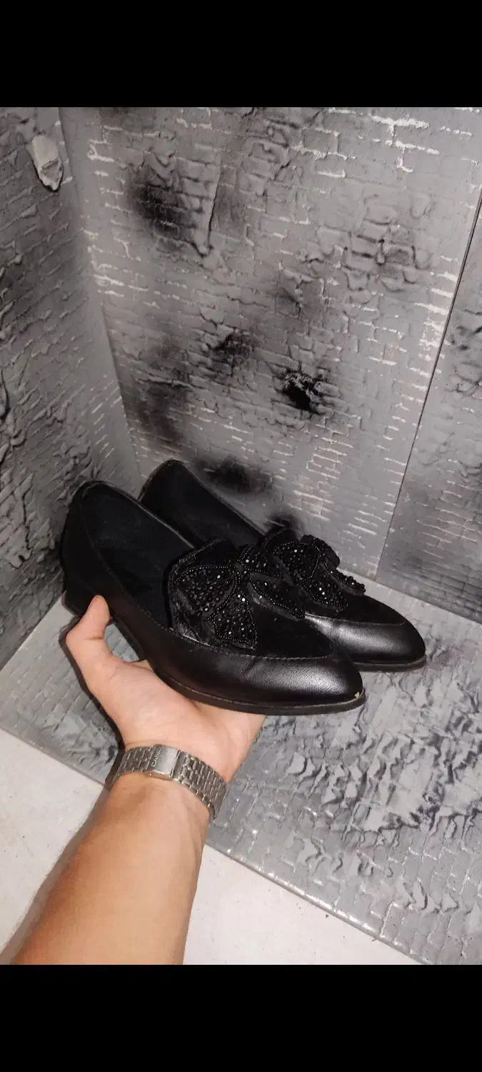 قیمت اقتصادی کفش زنانه پاپیونی سایز ۳۸|کیف، کفش، کمربند|رشت, رشتیان|دیوار