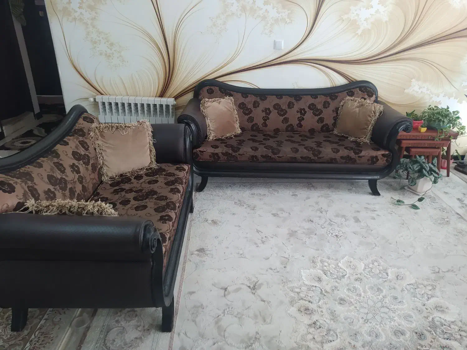 مبلمان کلاسیک ۷ نفره|مبلمان خانگی و میز عسلی|بابل, |دیوار