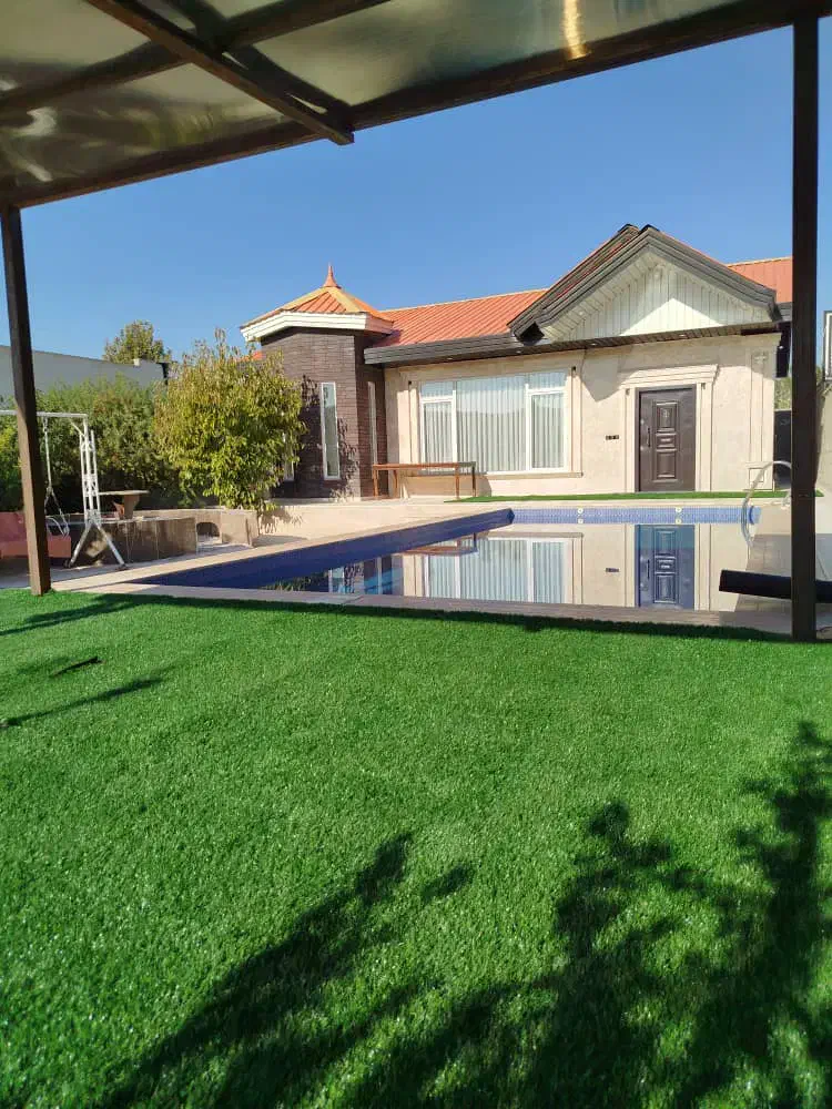 اجاره باغ ویلا استخر بزرگ آبگرم تمیز کردان سهیلیه|اجارهٔ کوتاه‌مدت ویلا و باغ|کرج, چمن|دیوار