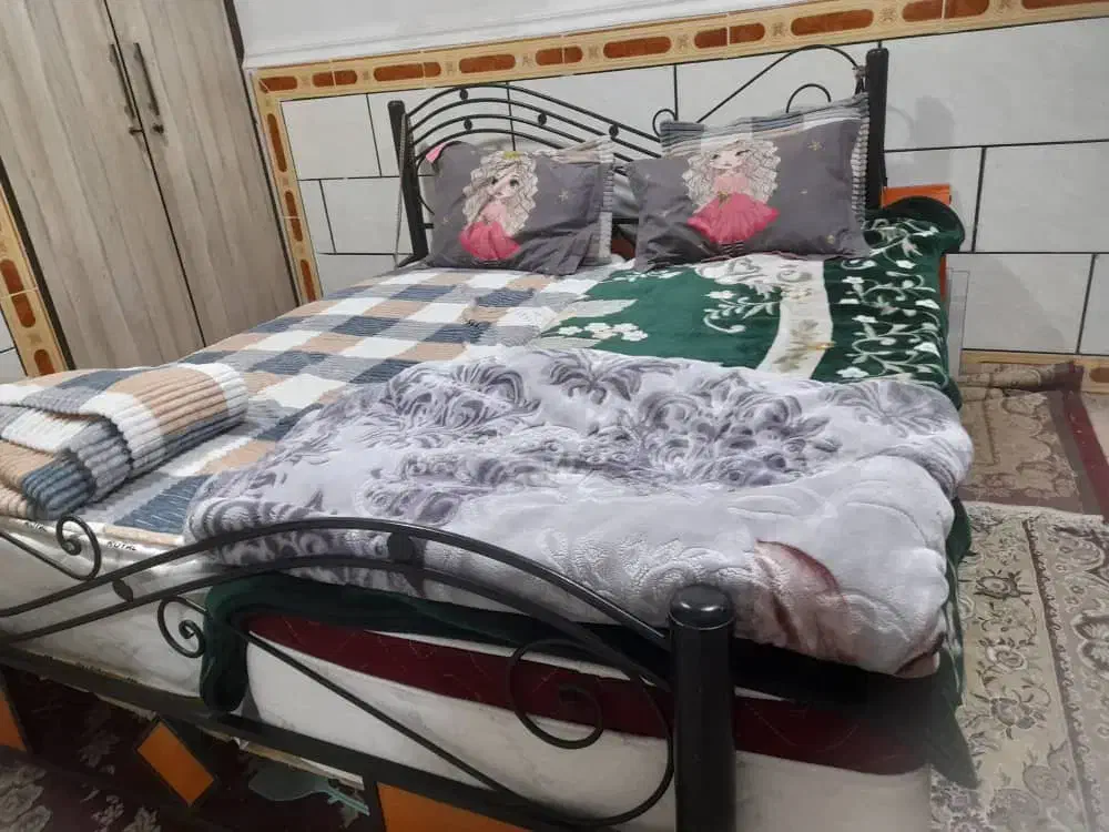 تخت دونفره فرفوژه|تخت و سرویس خواب|بندر ماهشهر, |دیوار