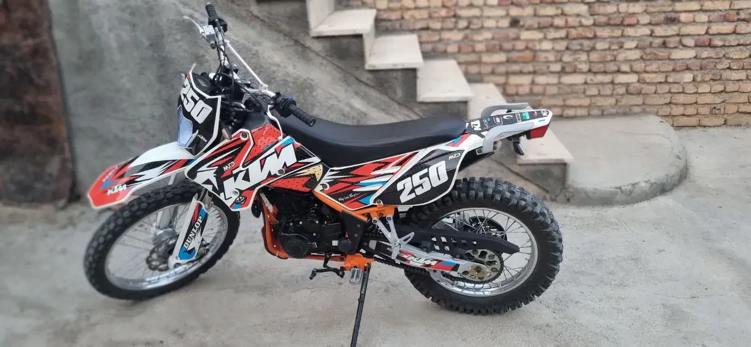 تریل فلات 250 طرح ktm|موتورسیکلت|تهران, تهرانپارس شرقی|دیوار