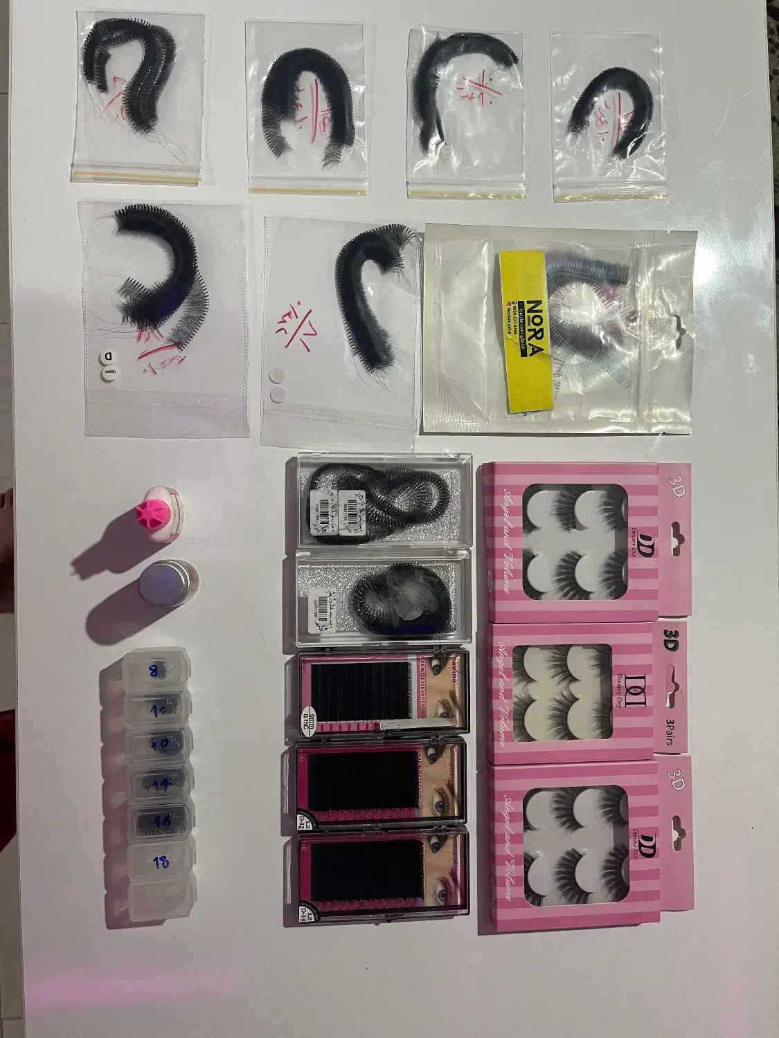 فروش وسایل کاشت ناخن، کاشت مژه، تتو در حد نو|آرایشی، بهداشتی، درمانی|فولادشهر, مسکن مهر فولادشهر|دیوار