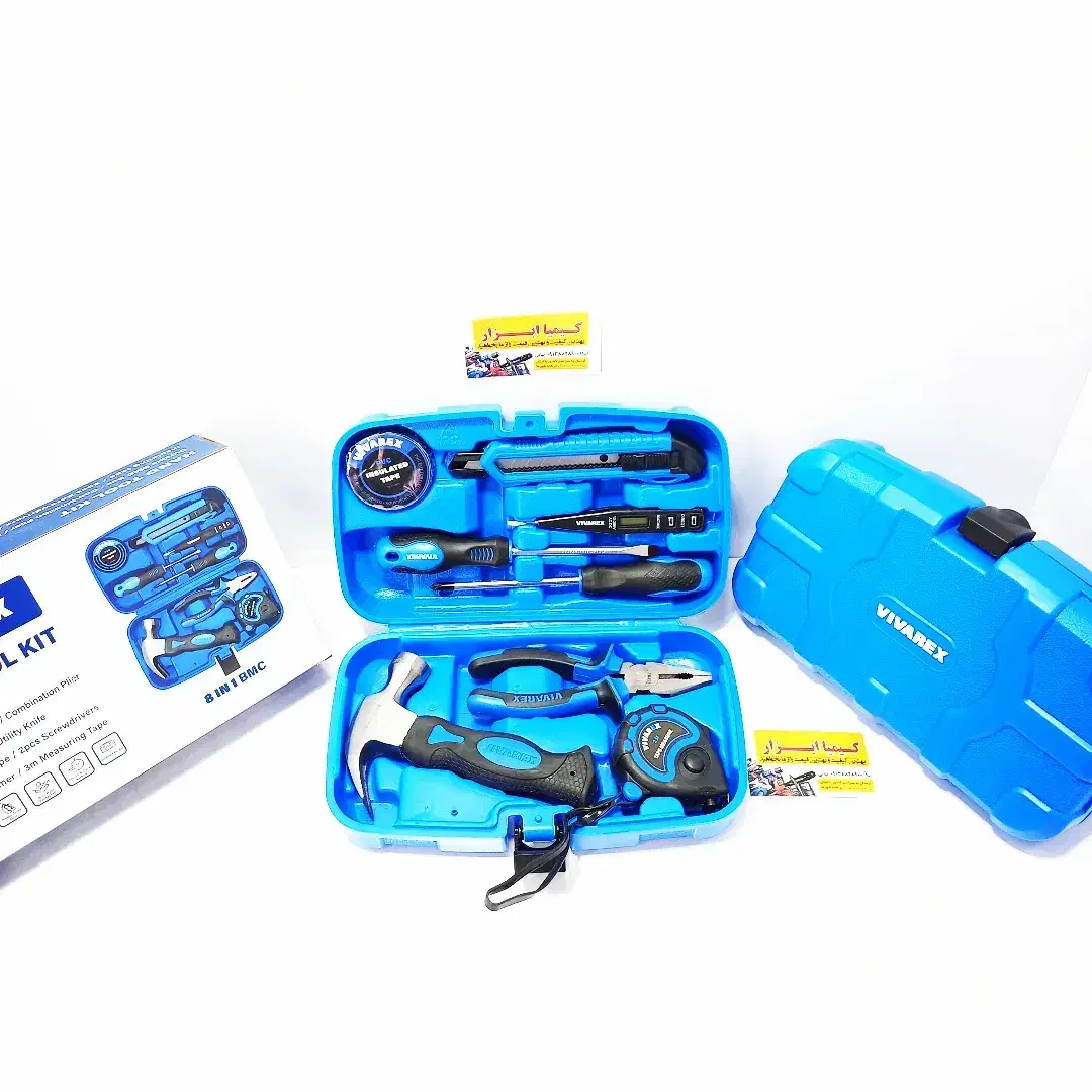 کیت ۸ پارچه ابزار دستی ویوارکس (با کیف مقاوم BMC)|ابزارآلات|شهرکرد, |دیوار