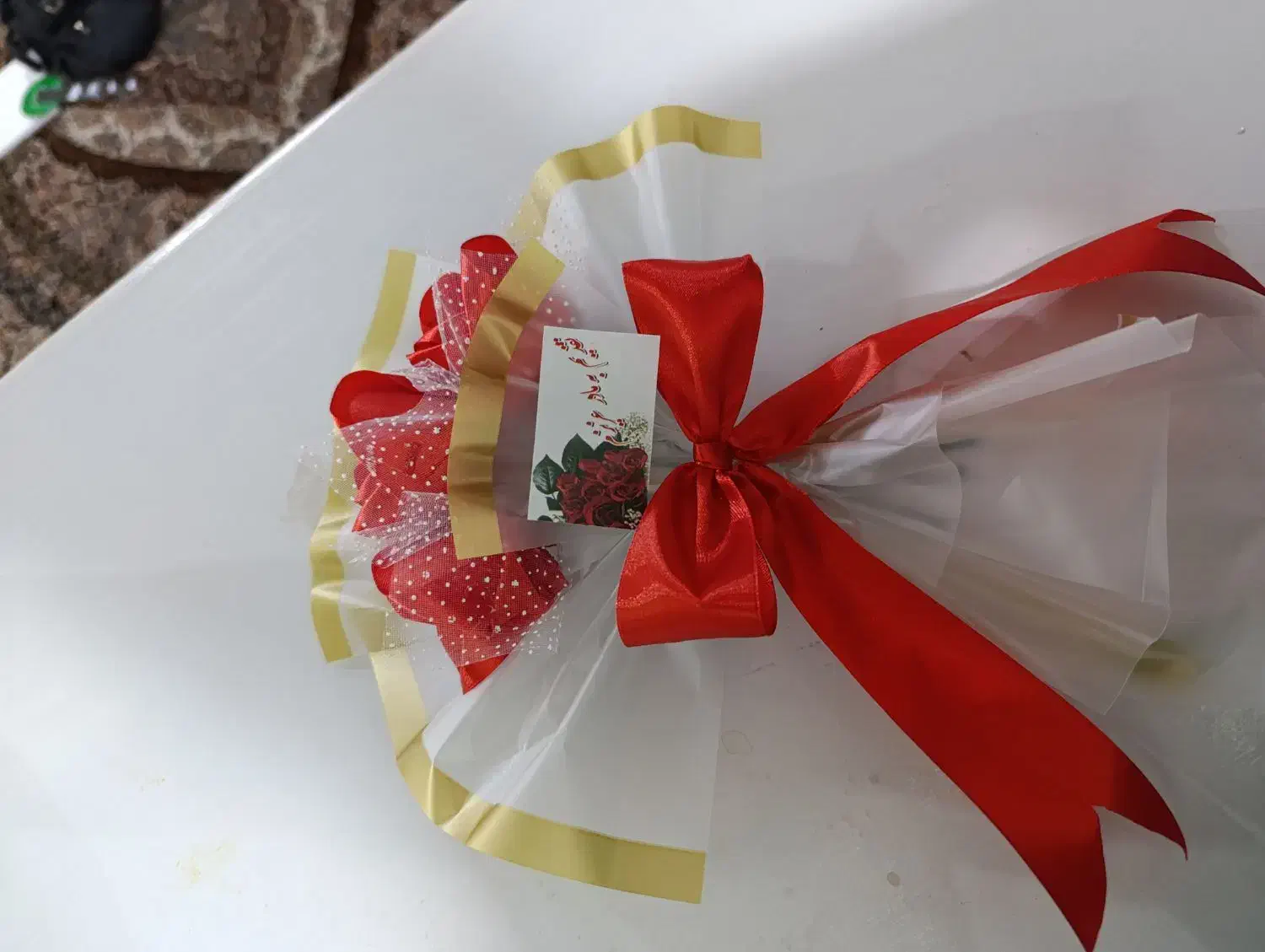 گل روبانی روز مادر|صنایع دستی و سایر لوازم تزئینی|مشهد, نظام دوست|دیوار