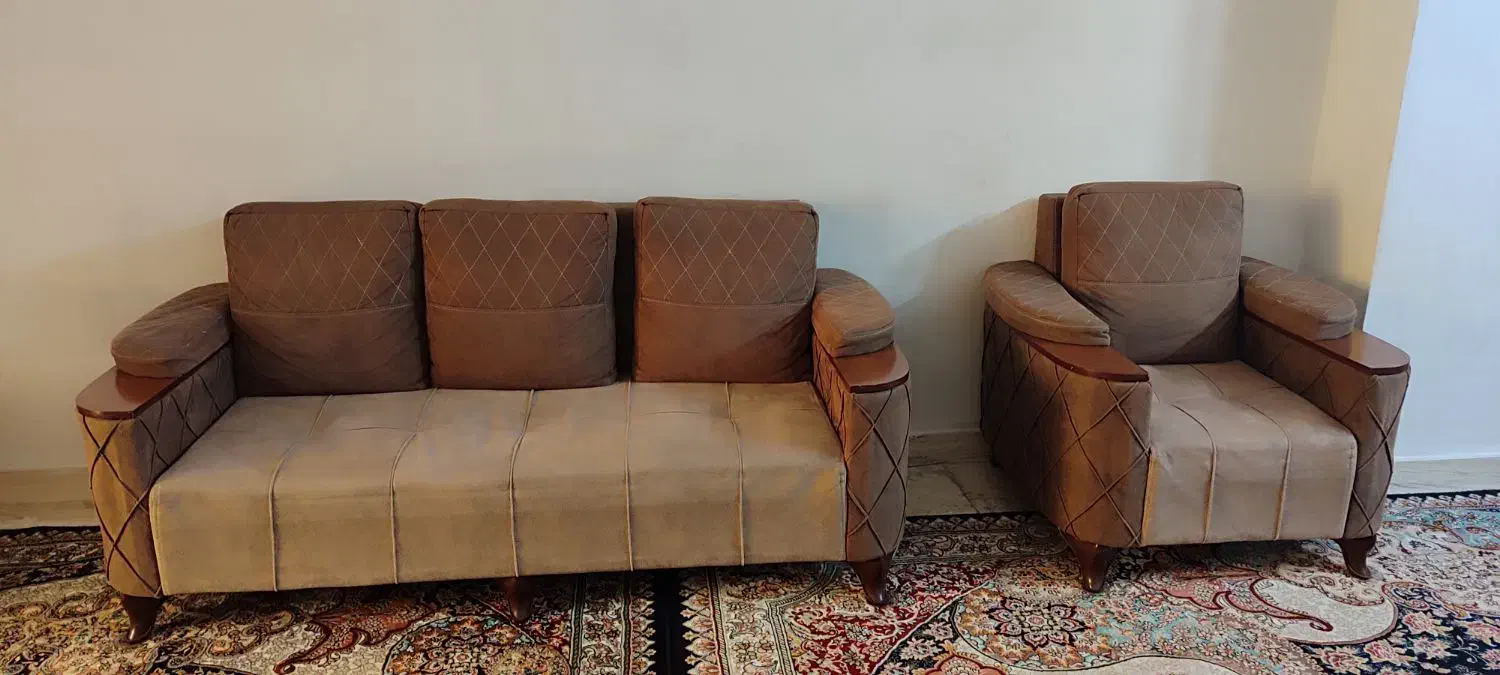 مبل هفت نفره سالم سالم|مبلمان خانگی و میز عسلی|قرچک, شهرک طلائیه|دیوار
