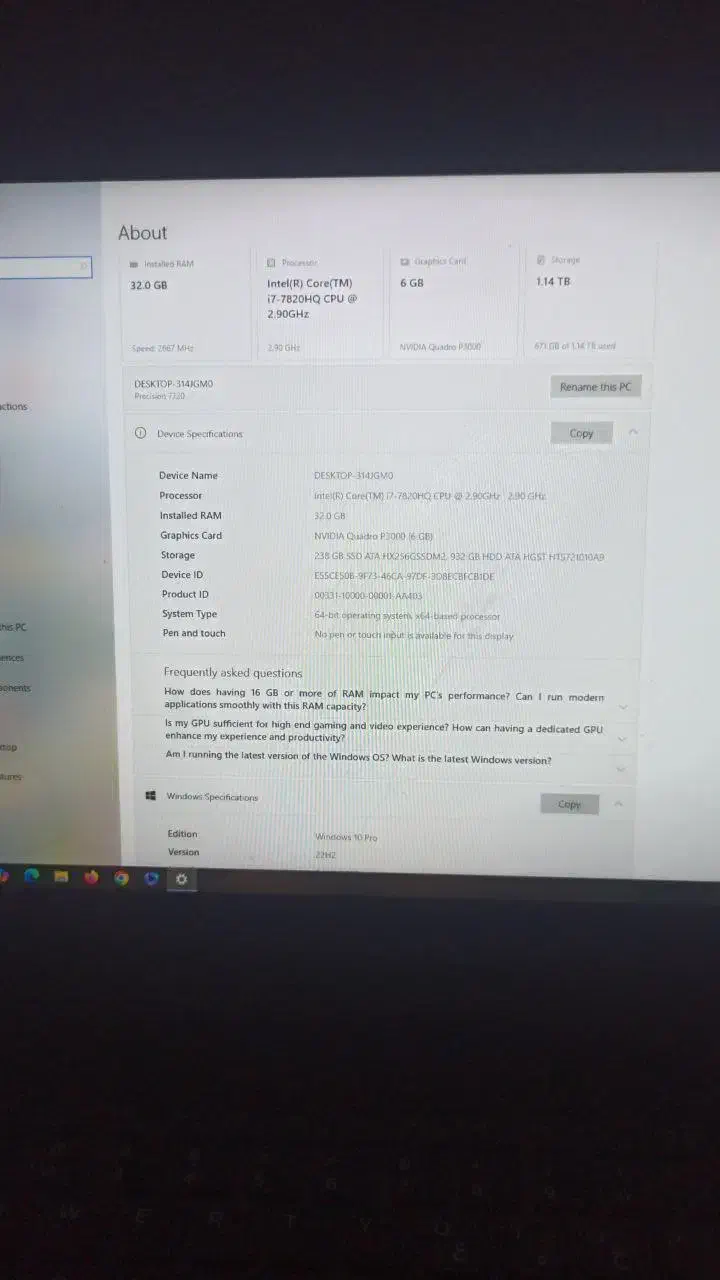 لپ تاپ دل درحد نو گرافیک دار|رایانه همراه|فولادشهر, B4|دیوار
