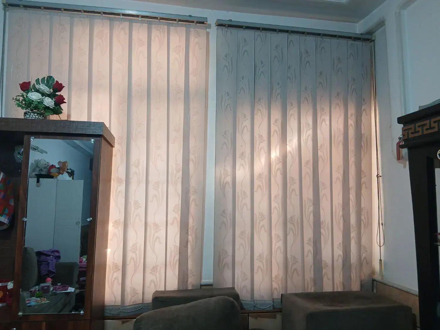 پرده عمودی|پرده، رانر، رومیزی|کاشان, ولیعصر|دیوار