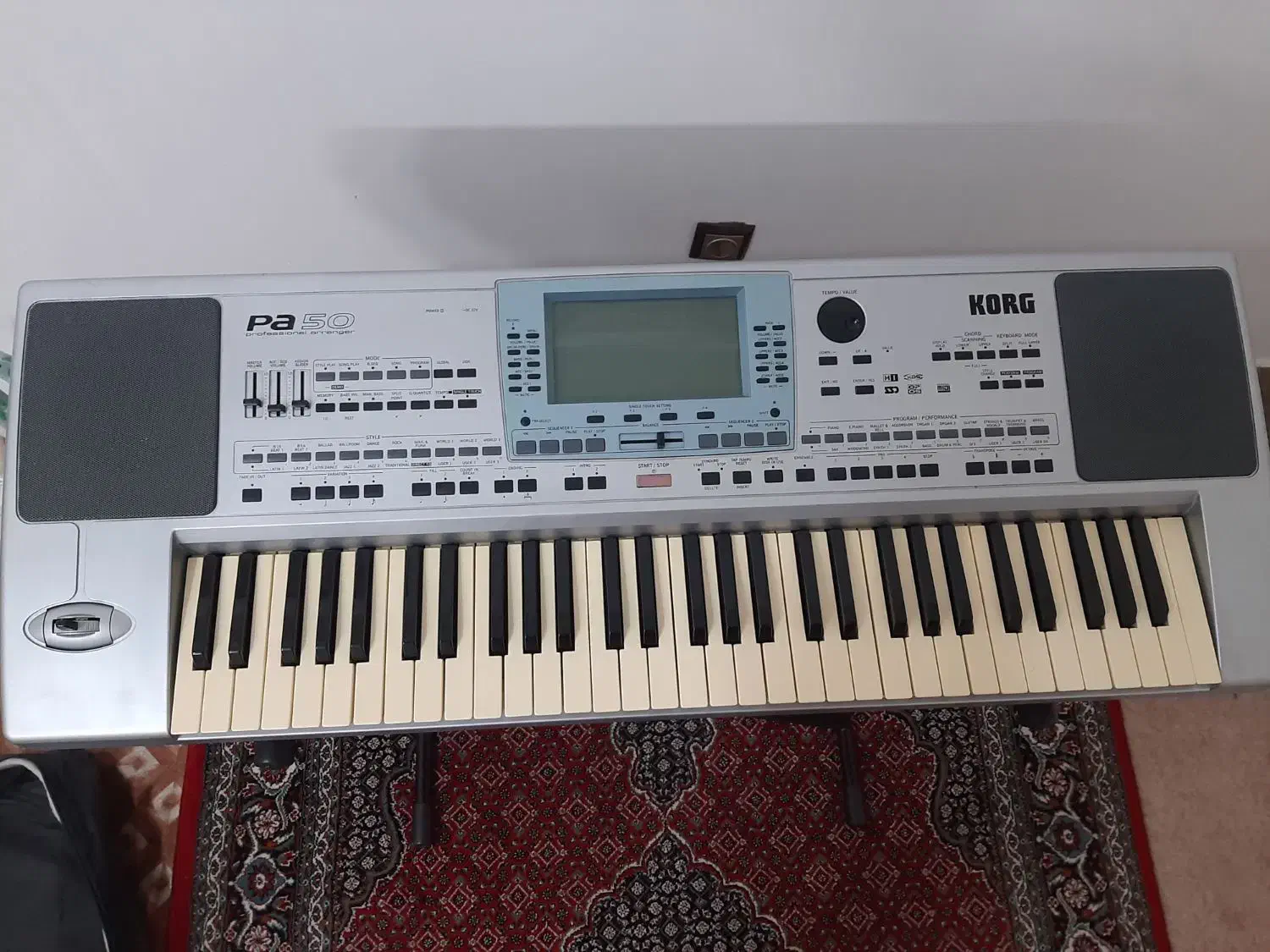 ارگ pa50 تبدیل به pa80|پیانو، کیبورد، آکاردئون|زنجان, |دیوار