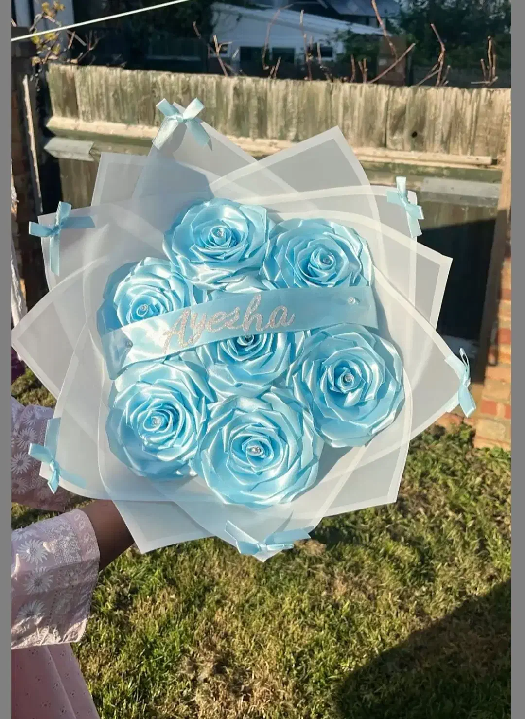 دسته گل روبانی جذاب و شیک|گل مصنوعی|قم, شاه ابراهیم|دیوار