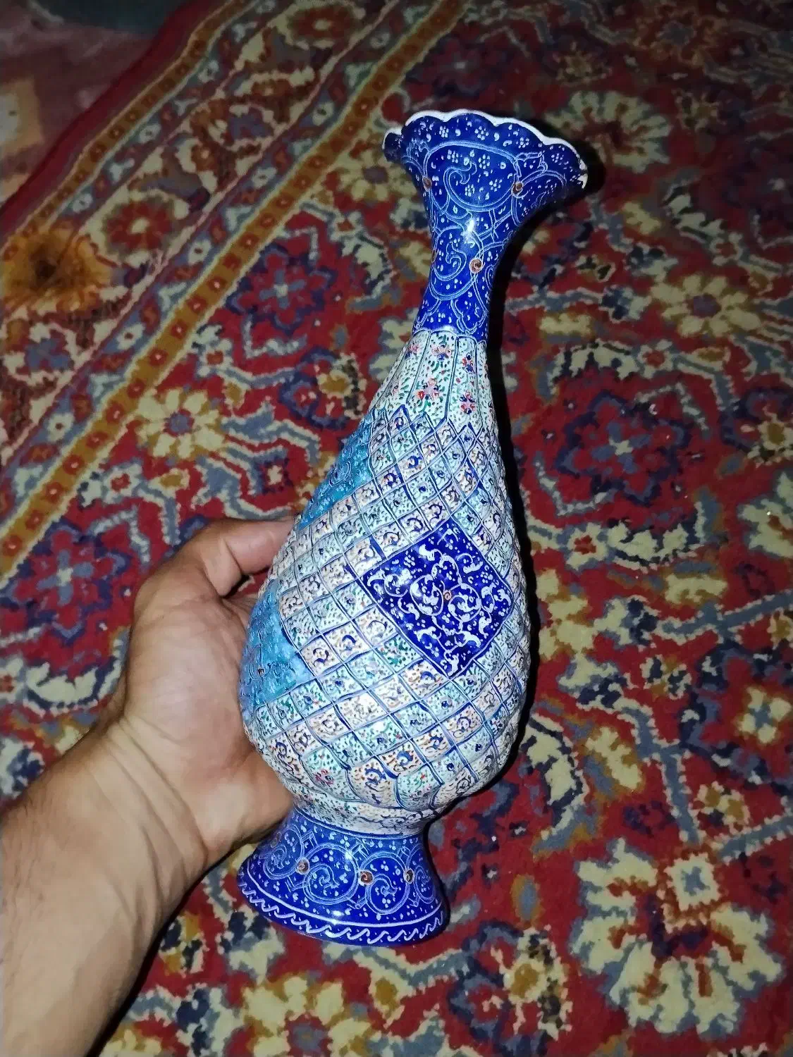 گلدان مسی|صنایع دستی و سایر لوازم تزئینی|قرچک, مهدیه|دیوار