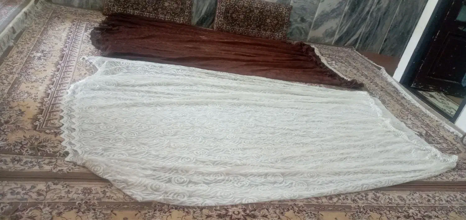 پرده های توری جارو برقی سالم|پرده، رانر، رومیزی|مشهد, ایثارگران|دیوار