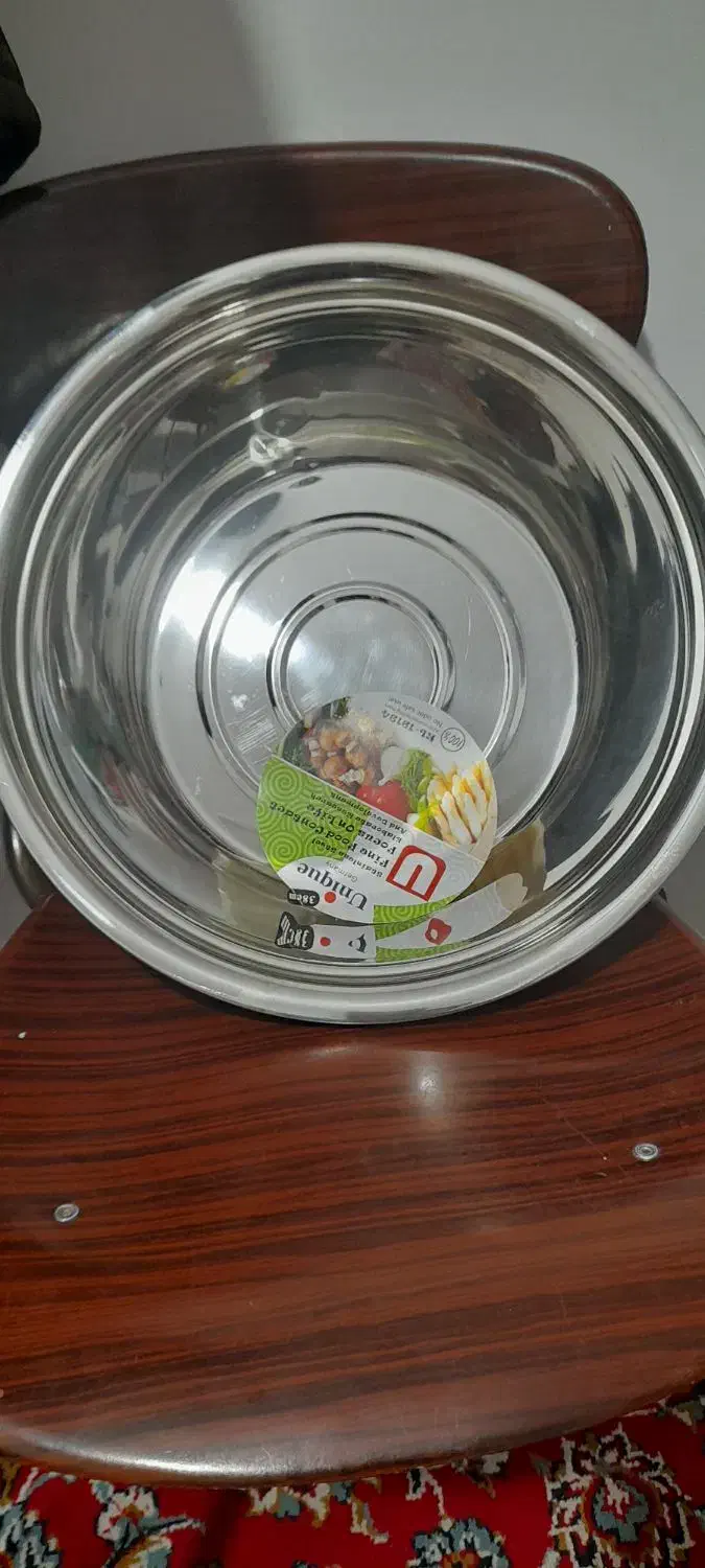 لگن استیل جنس یونیک  سایز۳۸، نواستفاده نشده|ظروف پخت‌وپز|نوبران, |دیوار