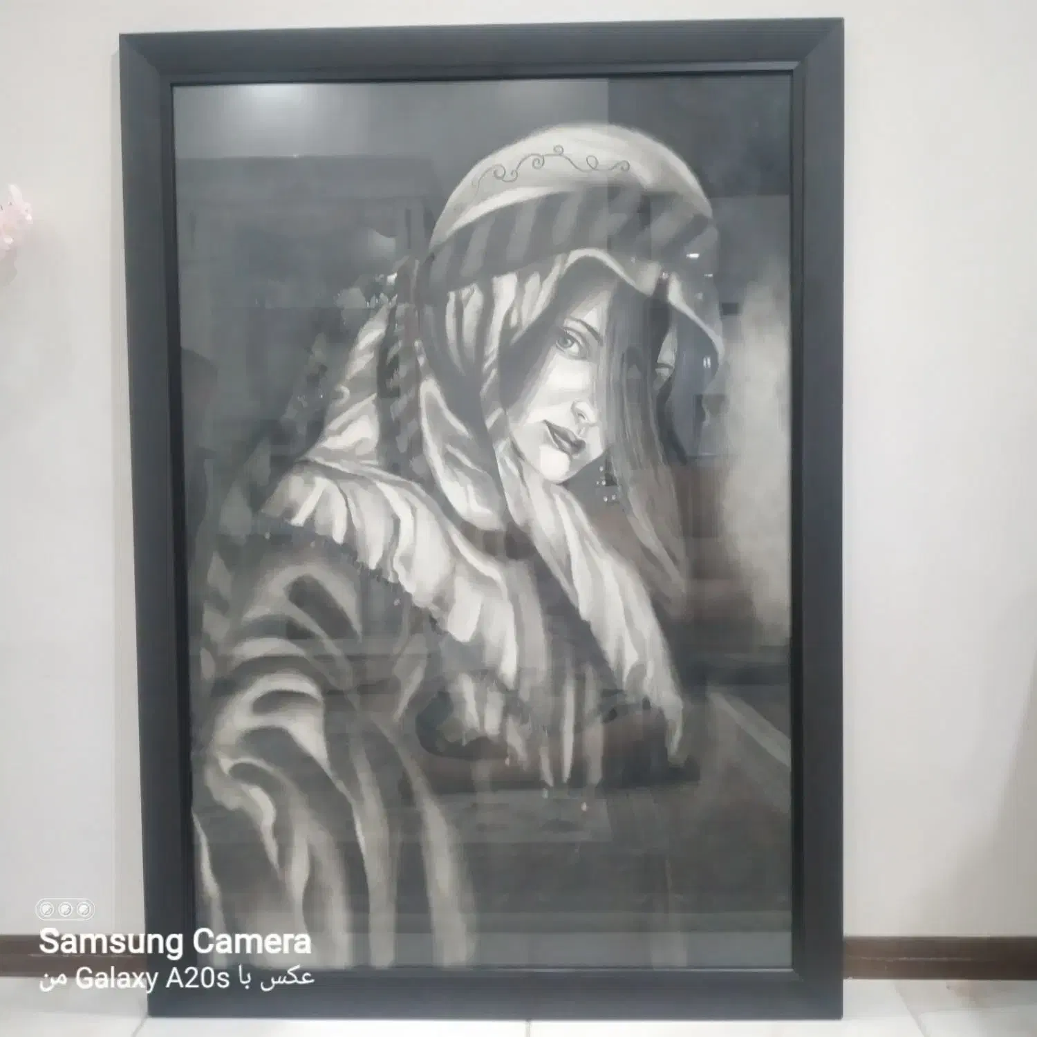 تابلو سیاه قلم|تابلو، نقاشی، عکس|پردیس, فاز ۱۱|دیوار