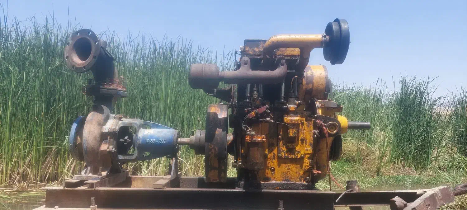 موتور مارگو ۱۶ اسب ۲سیلندر  هوا خنک با پمپ حلزونی|ماشین‌آلات صنعتی|زرنه, |دیوار