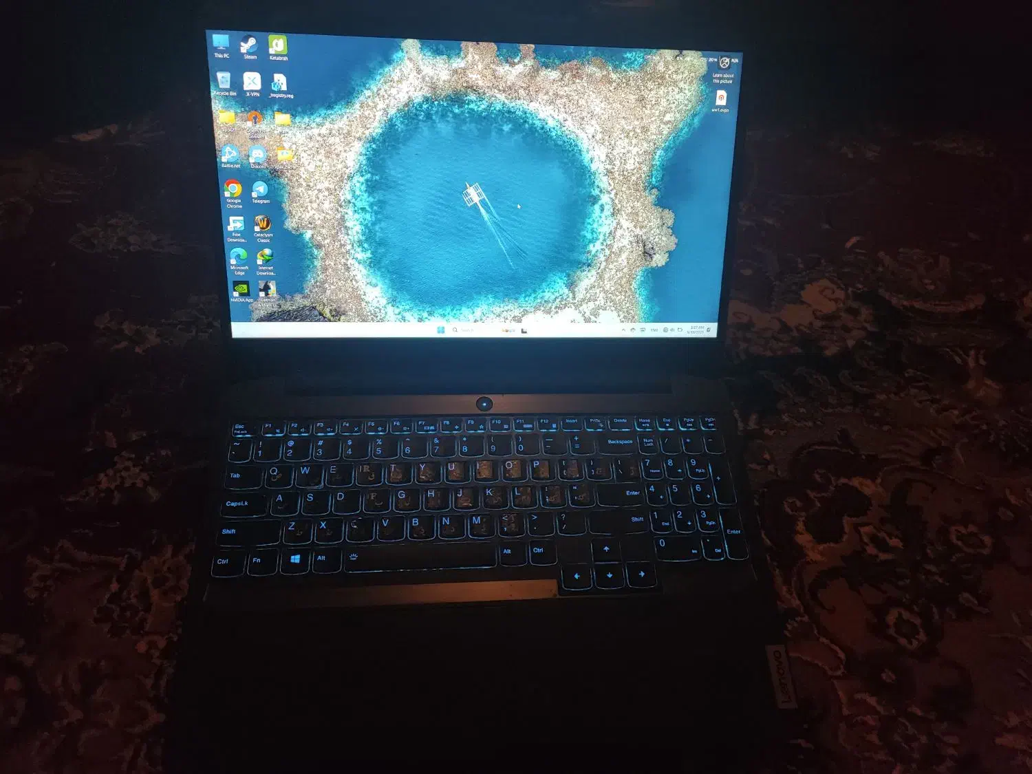 لپتاپ idea pad3 gaming lenovo.|رایانه همراه|اردکان, |دیوار