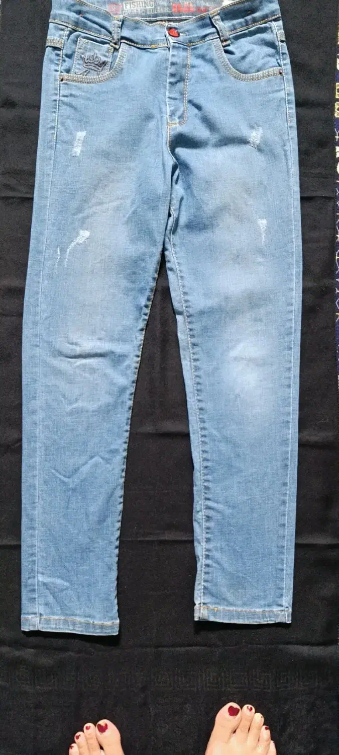 شلوارلی مام فیت دخترانه و ۳ شلوار لی پسرانه|کفش و لباس بچه|تربت جام, مطهری|دیوار