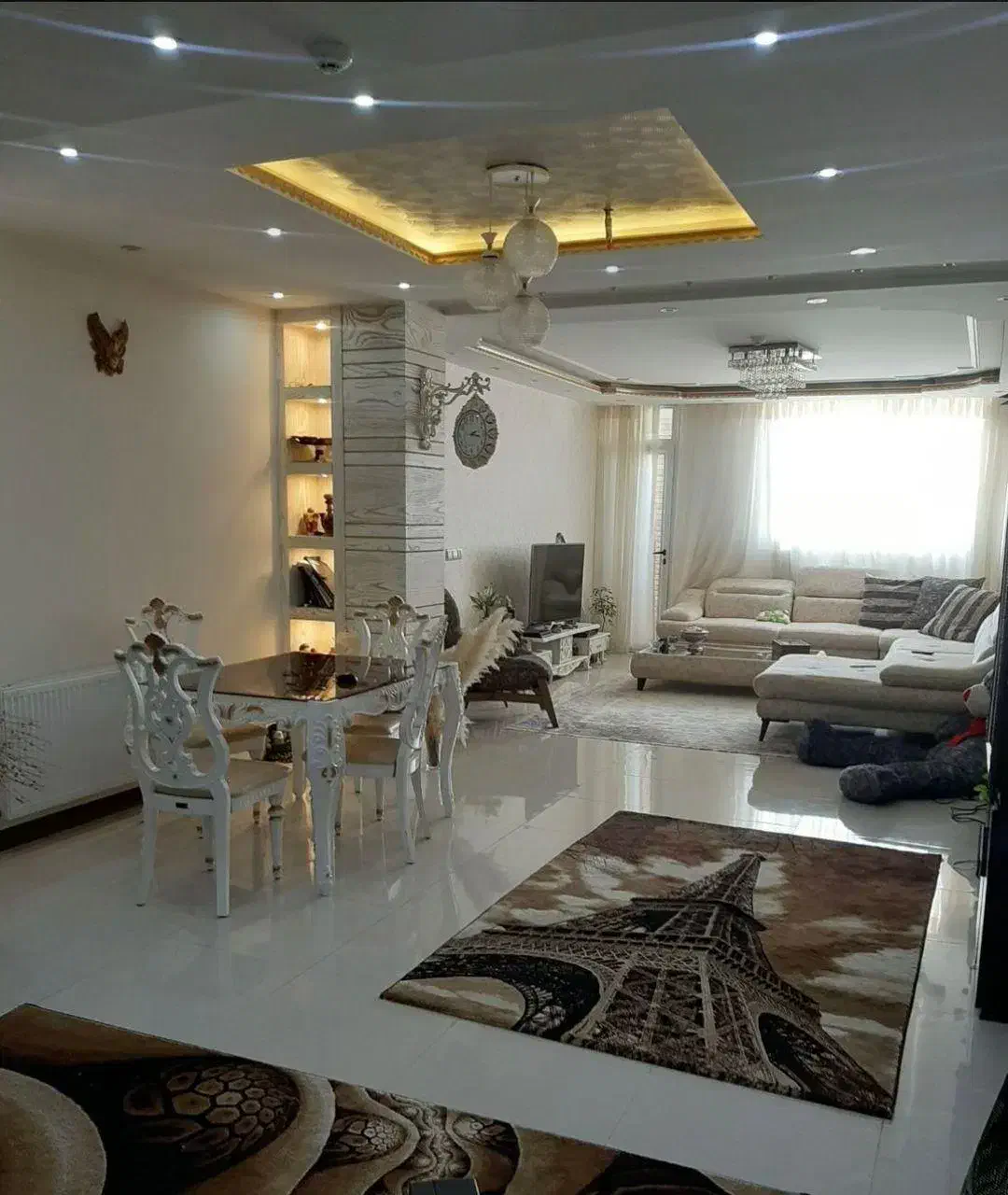 مبل ال نه نفره|مبلمان خانگی و میز عسلی|شاهین‌شهر, فدک|دیوار