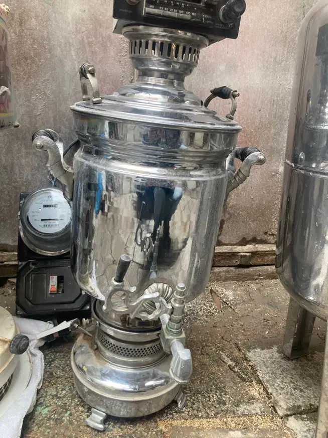 سماور نفتی ۲۰ لیتری برنجی|سماور، چای‌ساز، قهوه‌ساز|تهران, بازار|دیوار