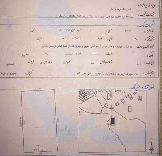 زمین حاشیه بلوار شاهد یا جاده شهرک ششدانگ|فروش زمین و ملک کلنگی|تربت جام, بهشت نبی|دیوار