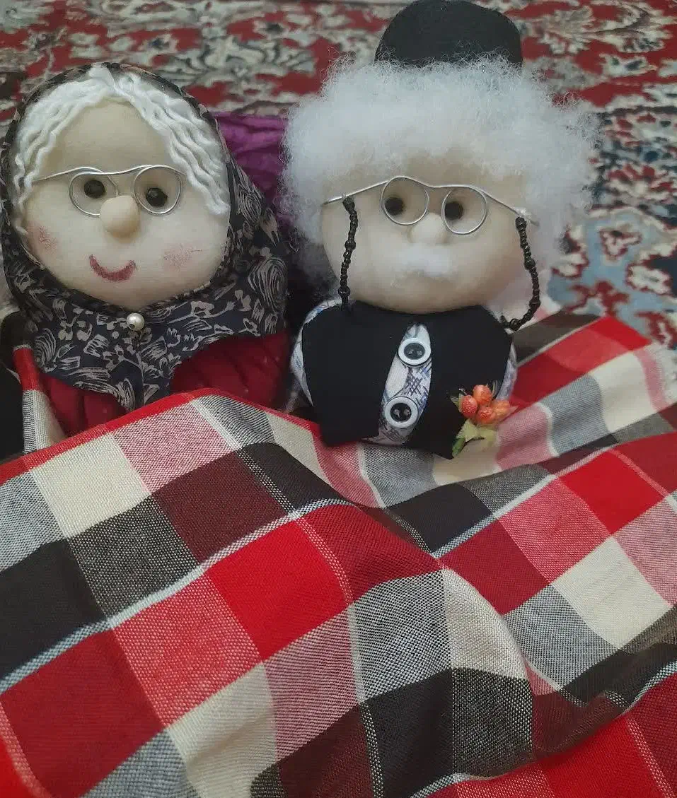 عروسک بقچه ای پیرزن و پیرمرد شب یلدا|اسباب‌‌بازی|خمینی‌شهر, |دیوار