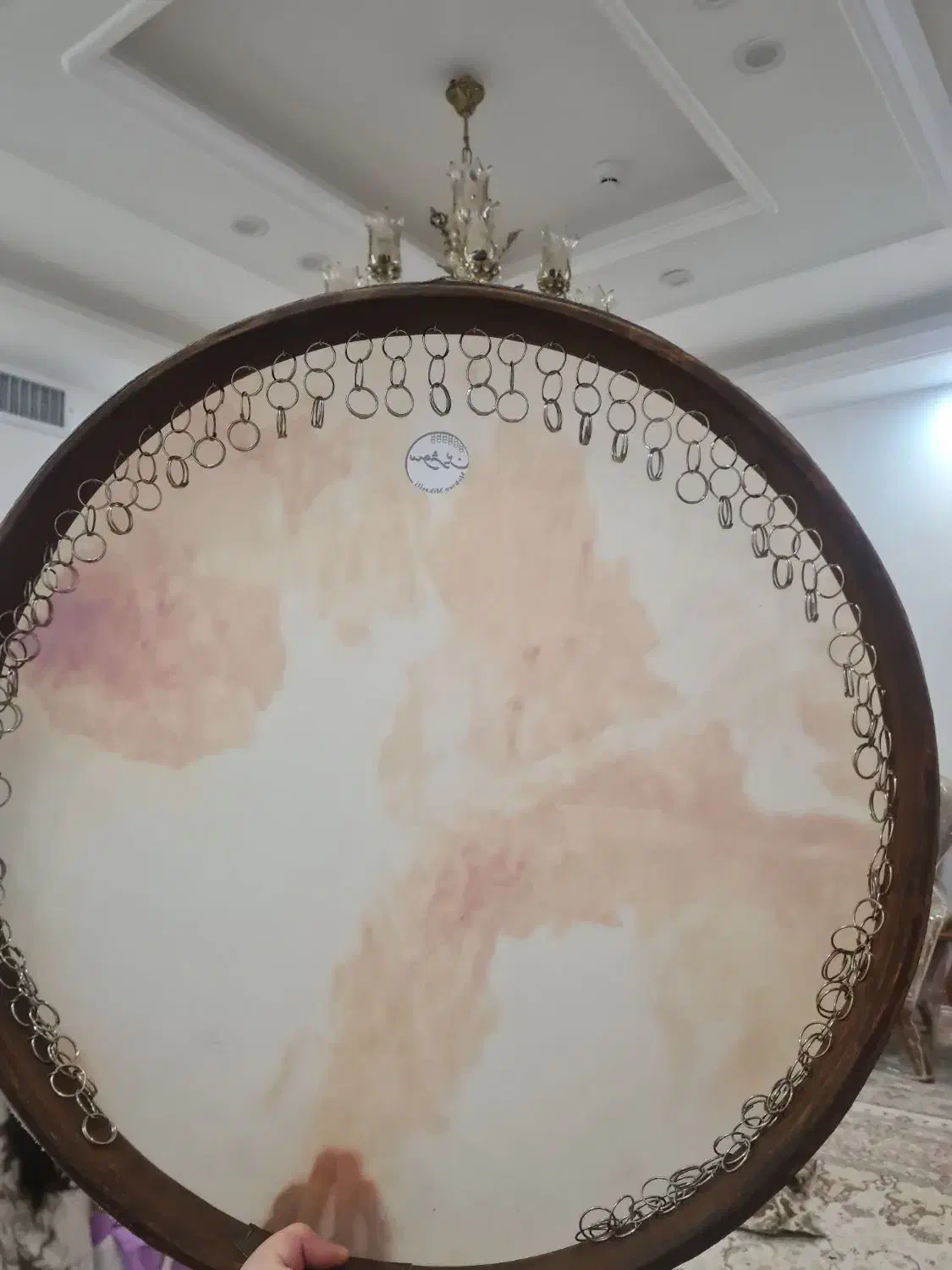 دف سوژین با کاور|سازهای سنتی|ساوه, |دیوار