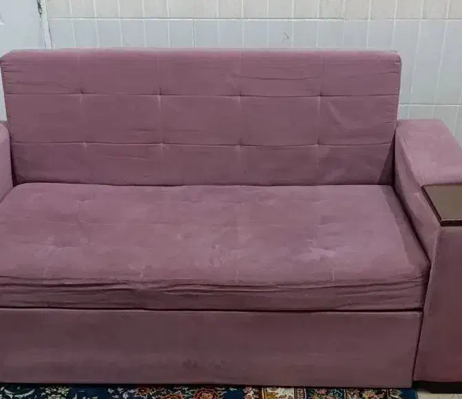 مبل تختشو 2 نفره تخت خواب شو سالم|مبلمان خانگی و میز عسلی|قم, کلهری|دیوار