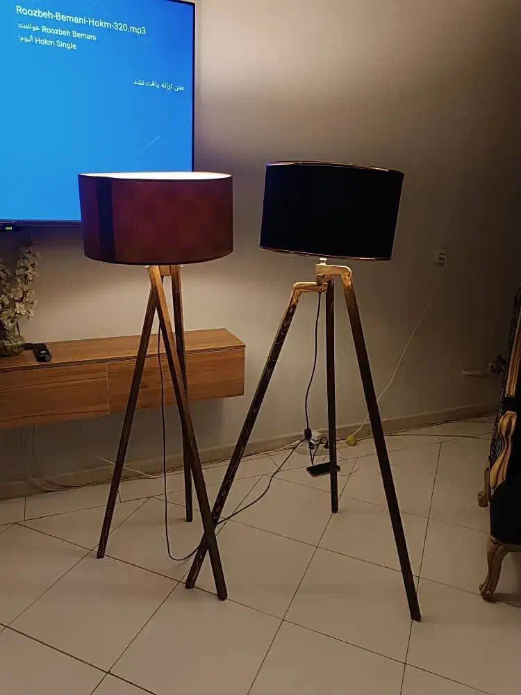 دو عدد آباژور ایستاده|چراغ خواب و آباژور|مشهد, کوثر|دیوار